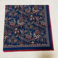 YSL ペイズリー柄 ハンカチ