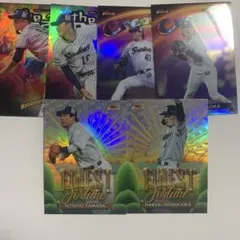 topps finest ヤクルト　6枚