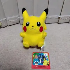 ポケモンセンタートウホク ピカチュウ ぬいぐるみ がんばリボン 2011