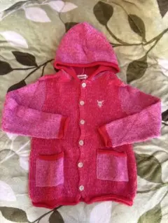ティンカーベル　フード付きカーディガン ピンク