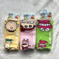 新品★クレヨンしんちゃんキャラクターソックスセット　22~26cm