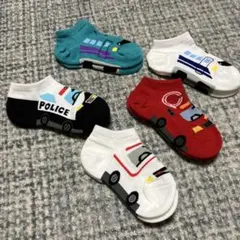 子供靴下　靴下　15〜20センチ　くつ下　乗り物くつ下