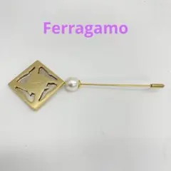 Ferragamo フェラガモ ピンブローチ ピンバッチ