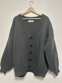 Loose カーディガン チャコールグレー メンズ