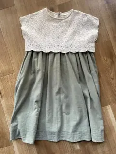 apres les cours レース切替スカラップワンピース 130