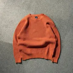 OLD GAP オレンジ ニット セーター クルーネック