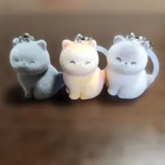 猫のミニフィギュア 目印 3種セットのサムネイル