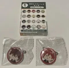 フリューくじ　刀剣乱舞　御伴散歩　ぽちくじ　E賞　御伴クリアバッジ　愛染　大包平