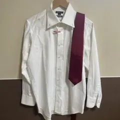 COMME CA ISM デザインYシャツ ネクタイセット