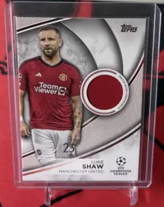 Topps UCC Luke Shaw ジャージカード 試合着用