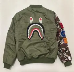 限定お値下中！【正規店購入】A BATHING APE MA-1 フライトジャケ 2025年最新】A BATHING APE メンズ MA-1・フライトジャケットの
