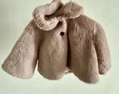 ベージュ フリースジャケット 70-80