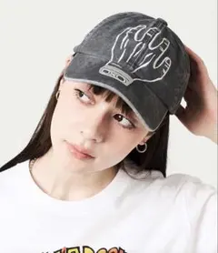 kisstheclub edge cross cap gray - メルカリ