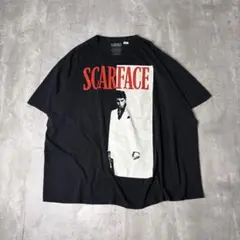映画 SCARFACE スカーフェイス Tony Montana Tシャツ 黒のサムネイル