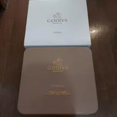 GODIVA 空き缶 クッキー缶