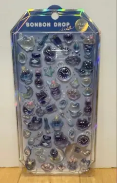 【正規品】ボンボンドロップシール　シャーベット　よるねこボンボン　マット