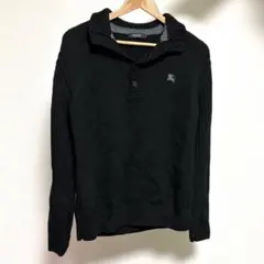 BURBERRY BLACKLABEL ブラックニットセーター ハイネックのサムネイル