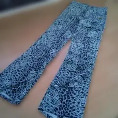 313）Hysteric Glamour 抽象模様 ロングパンツ