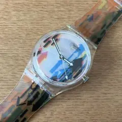 未使用 稼働品 swatch gent access スウォッチ ジェント