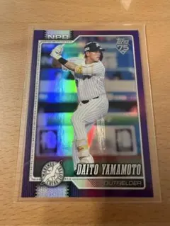 250シリ　Topps NPB 山本大斗 千葉ロッテマリーンズ カード