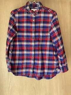niko and ... 長袖シャツ サイズ2 赤・青・白チェック