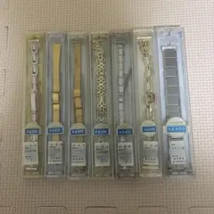 【未使用品】金属ベルトセット 7点　金メッキ