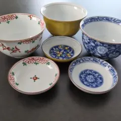 たち吉 つれづれ　小丼3　小皿3 セットのサムネイル