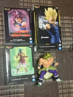 ドラゴンボールフィギュア超サイヤ人ゴット悟空　￼ベジータ　￼超サイヤ人　ブロリー