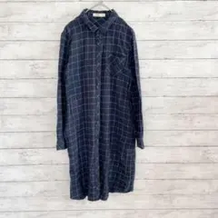 訳あり【ショコラフィネローブ】チュニック ワンピース（F）チェック✨ かわいい♡
