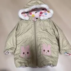 HOT BISCUITS⭐︎リバーシブルアウター⭐︎うさぎ ⭐︎ベージュ⭐︎90のサムネイル