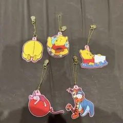 くまのプーさん アクリルキーホルダー 5個セット