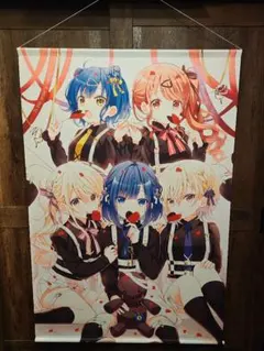 湊あくあ タペストリー 五等分のあくあ がおう おまけ付き - メルカリ