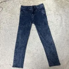 【小さいサイズ】UNIQLO ダークブルー ウルトラストレッチスキニーデニム