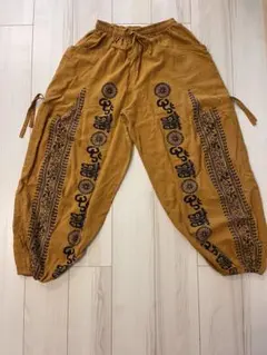 新品】新色ラムナミ柄エスニックパンツ サンドベージュ藤井風さん愛用