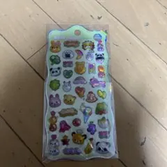 ぷくぷく立体パンダ、ウサギ、クマ、アニマル シール