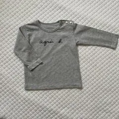 agnès b. ベビー Tシャツ グレー