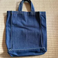 デニム トートバッグ 濃紺
