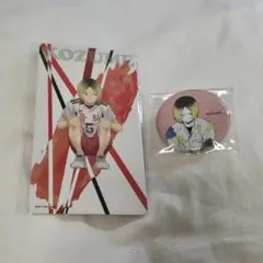 ハイキュー!! 孤爪研磨 カード 缶バッジ