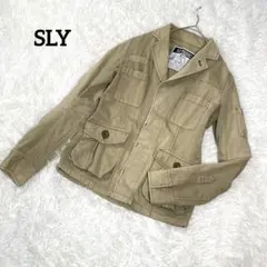SLY　スライ　ミニタリージャケット　カーキ　【M】　カジュアル　2868