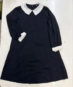フォーマルワンピース　ネイビー 140cm