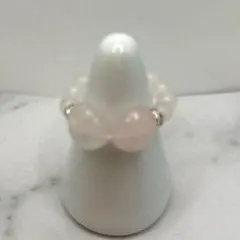 天然石 リング 指輪 ローズクォーツ 説明必読