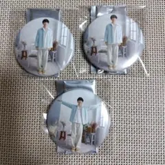 【バラ売り可】伊東健人 人文字缶バッジ3点