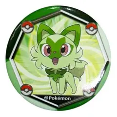 ポケットモンスター 缶バッジ ニャオハ