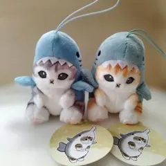 【最終値下げ】モフサンド　mofusand　サメにゃん　マスコット　ぬいぐるみ