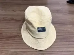 APPIA コーデュロイバケットハット 淡い黄色