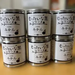 もったいない果シリーズ みかん(九州産)6缶セットのサムネイル