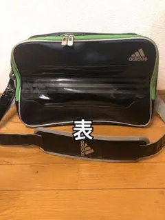 adidas エナメルスポーツバッグ