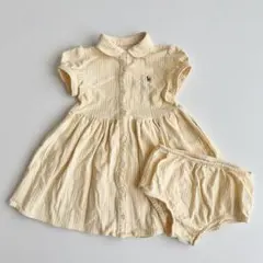 ラルフローレン　ワンピース　パンツ付き　イエロー　18m 85cm