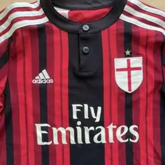 アディダスadidas2010年ACミランAC MILANサッカーシャツ中古 - メルカリ