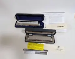 【2点セット】SUZUKI ハーモニカ SCX-64 ＆ ハミングハーモニカのサムネイル